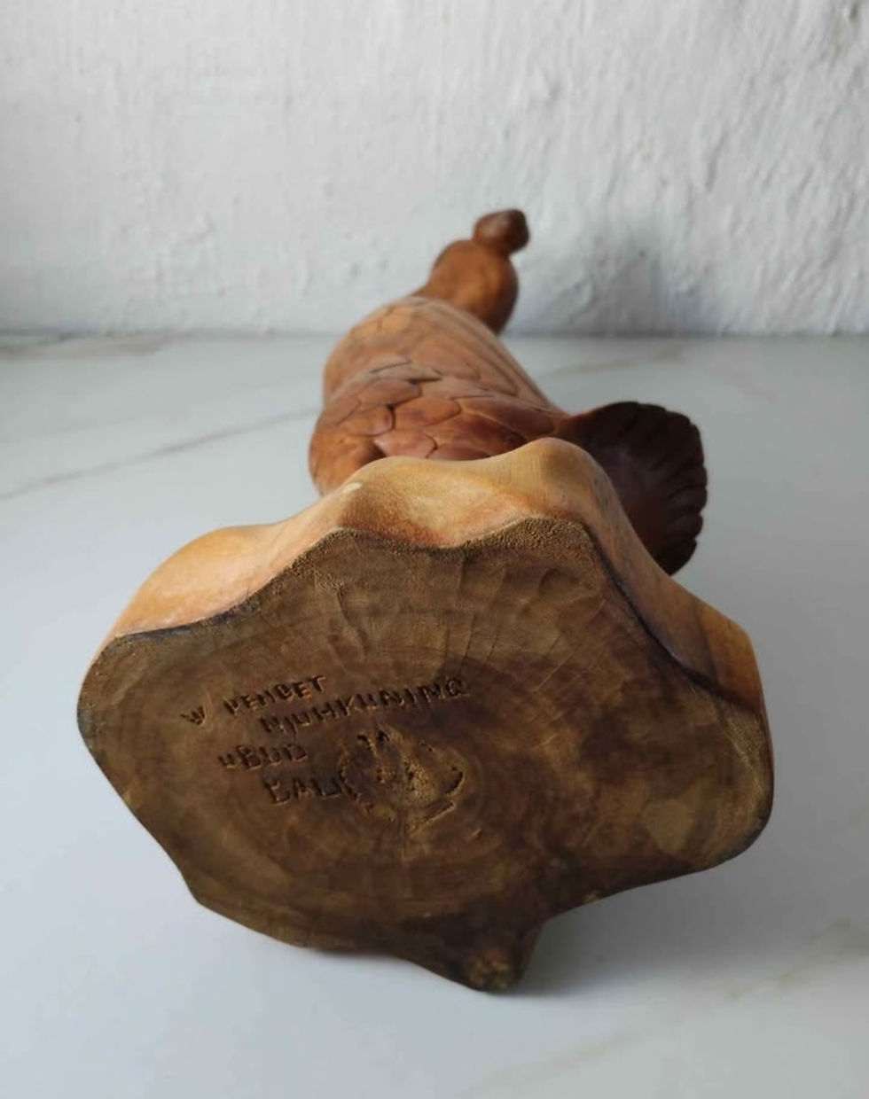 Thumbnail: Carved Waterbird Duck signed by Sculptor 