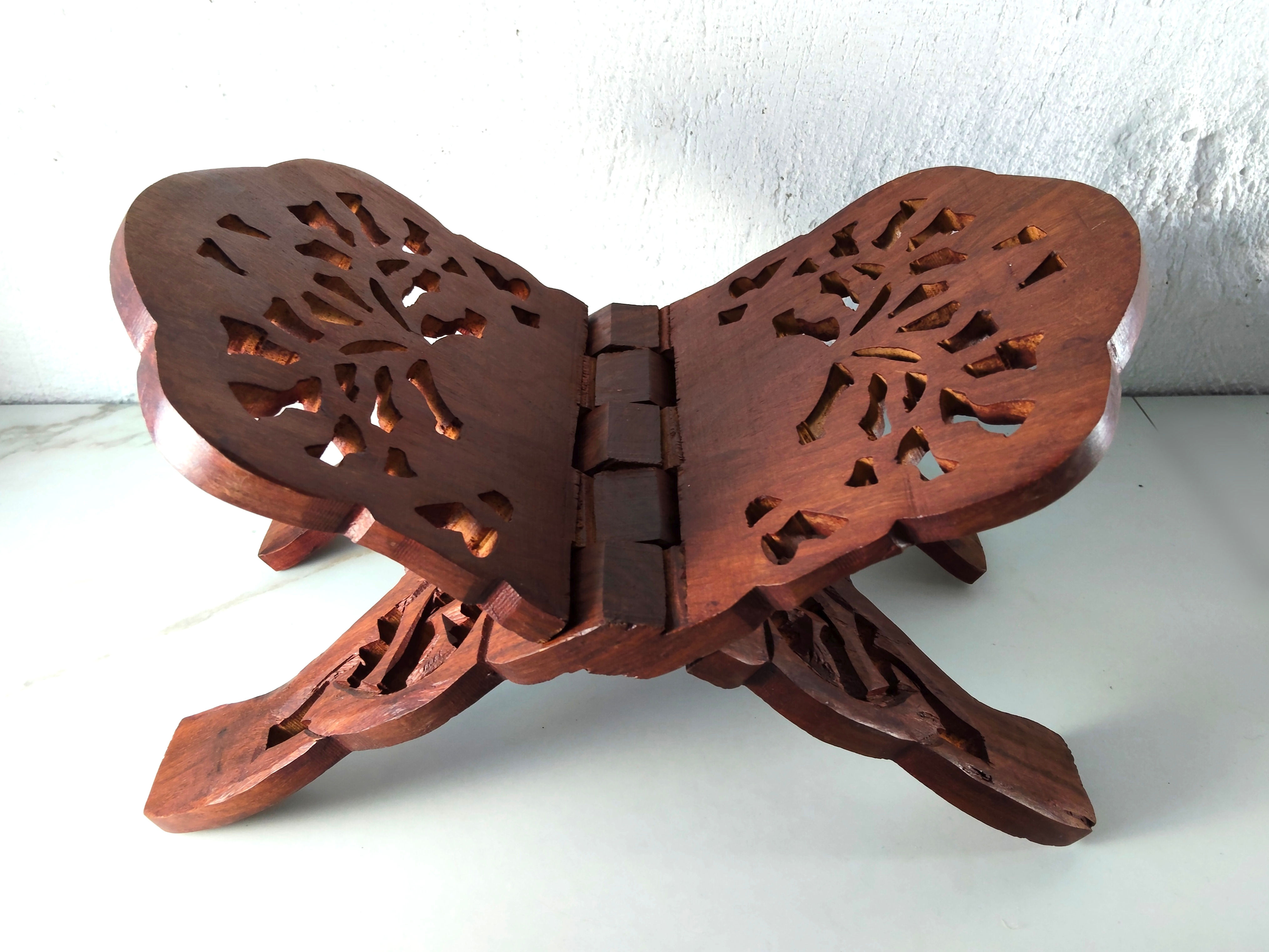Vintage Sheesham Folding Book Stand