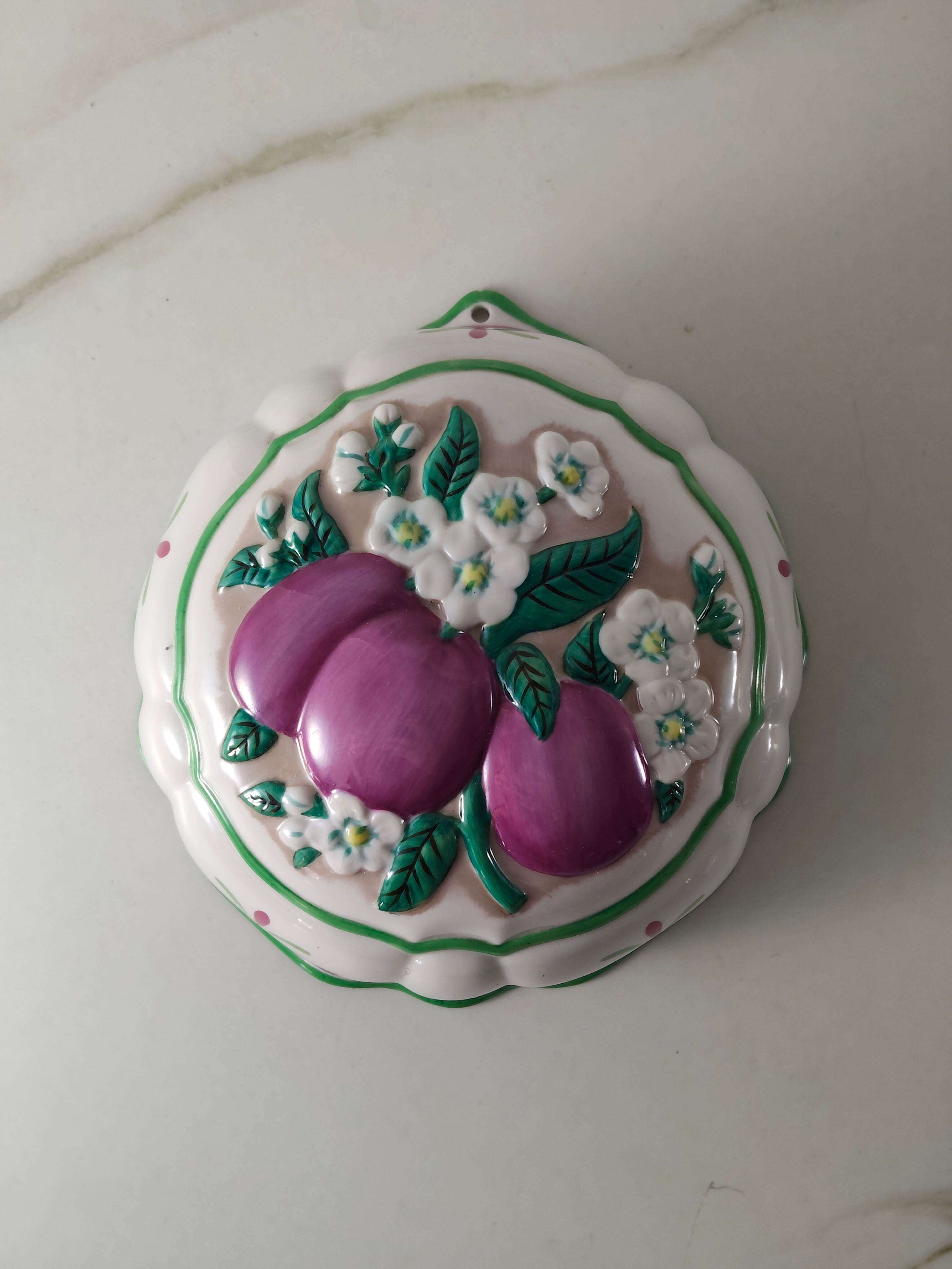 Vintage Plum Jelly Mould