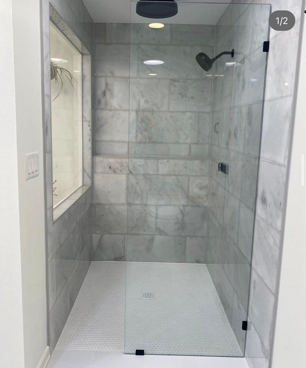 walk in shower