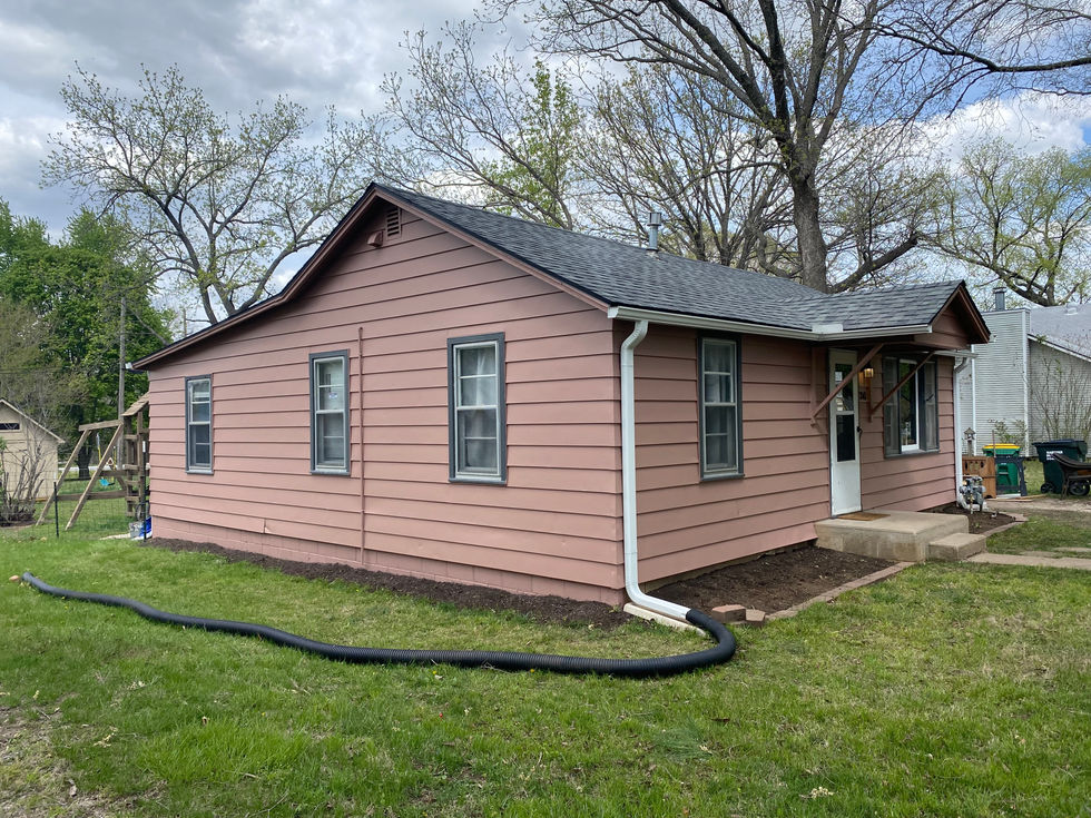 small home repaint metal siding