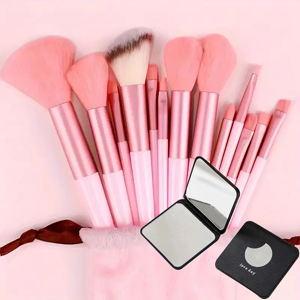 Thumbnail: 33pcs beauty set makeup kit  large and small beauty sponges for flawless makeup 