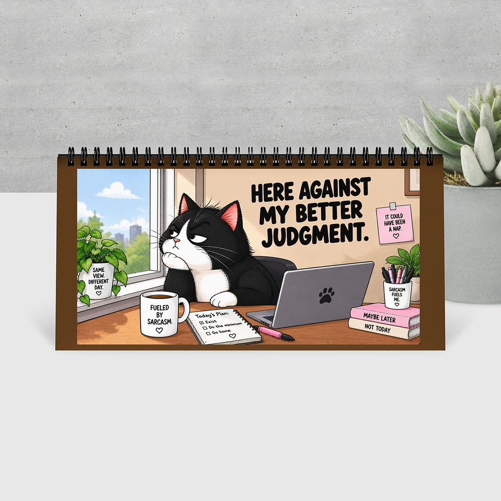 Thumbnail: Sarcastic Office Flipbook: NOT MY PROBLEM. Workplace Humor Signage (10" x 5")