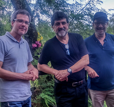 Eduardo Bajzek, Gonzalo Cárcamo e Lauro Monteiro