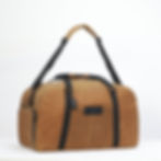 Tan Duffel Bag with strap
