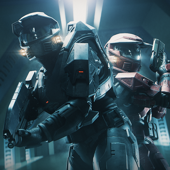 Two Halo Spartans for Survive The Undead Render Art