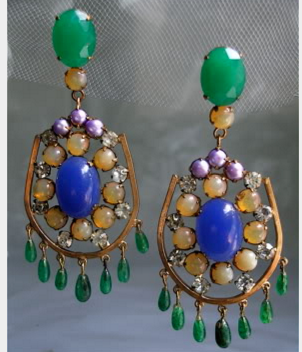 Apryl Sasscer Jewelry Lg Multi Earrings