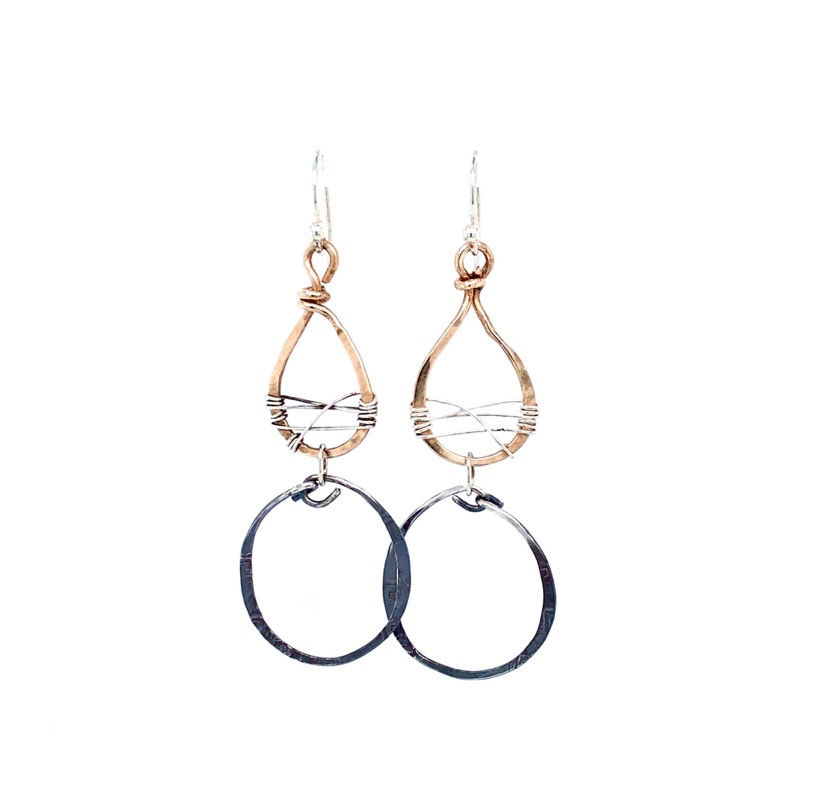 Art by Any Means - Two Worlds Earrings 