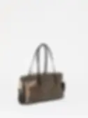 Thumbnail: Jack Gomme - Anais Premium Linen Bagette Bag