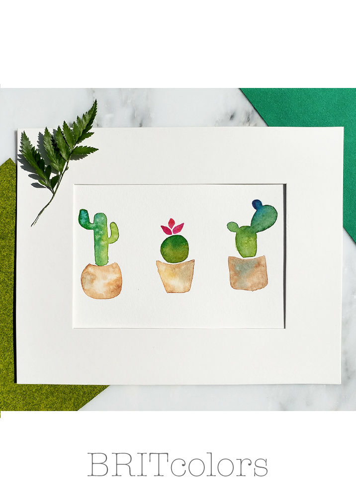 Miniature Cacti Print