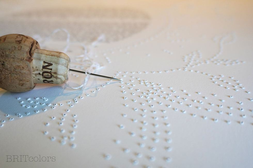 Thumbnail: Golden Garden Embroidered Ketubah