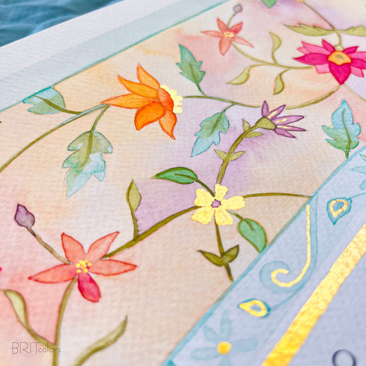 John & Manu's custom ketubah