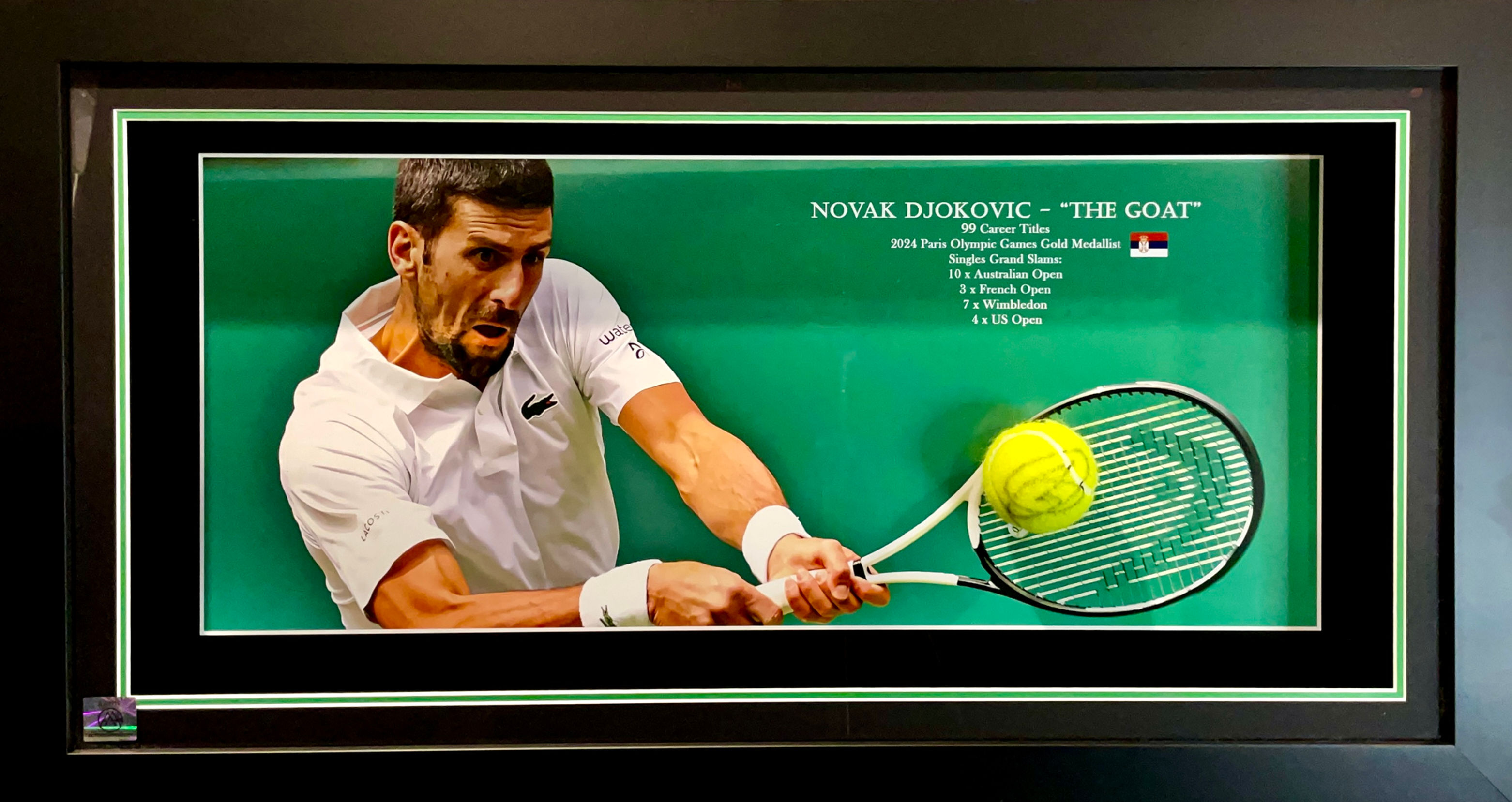 Novak Djokovic Signed Tennis Ball 2024 US Open