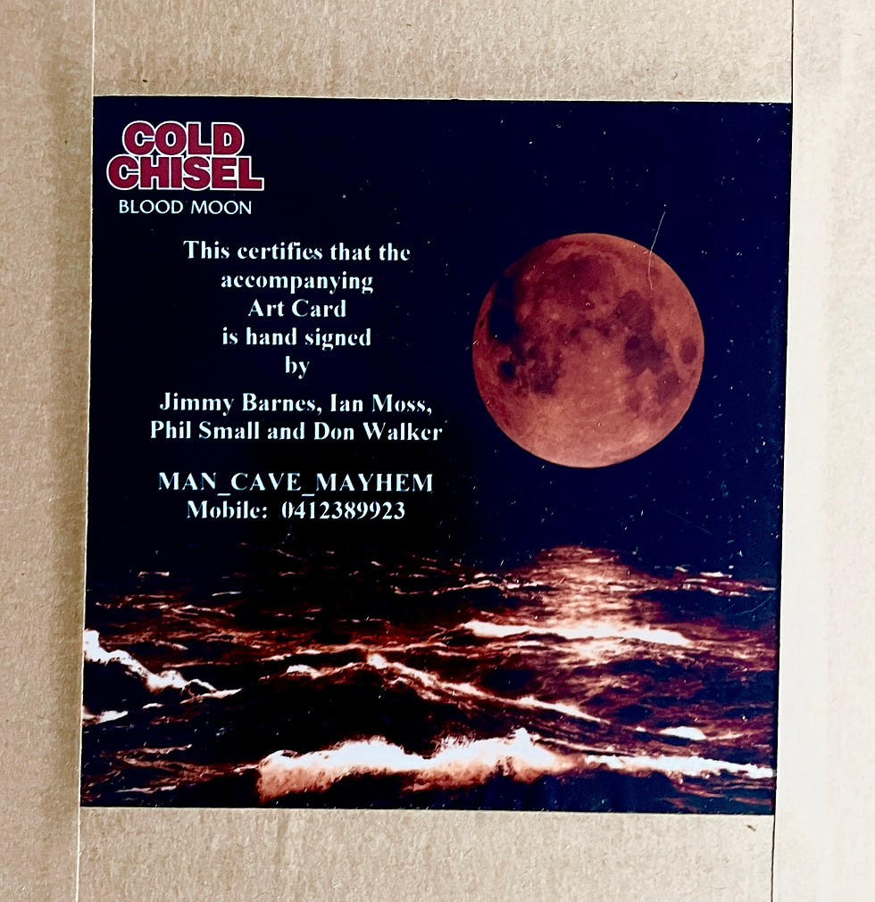 Thumbnail: Cold Chisel Signed 2020