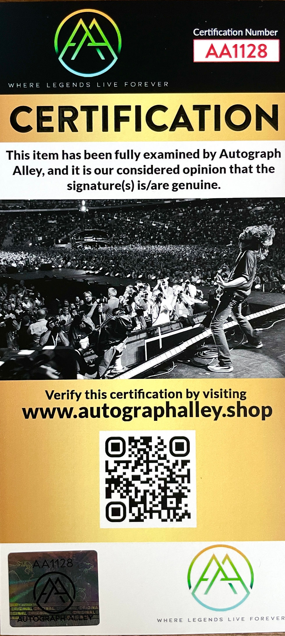 Thumbnail: Taylor Swift Signed Reputation Tour Lanyard