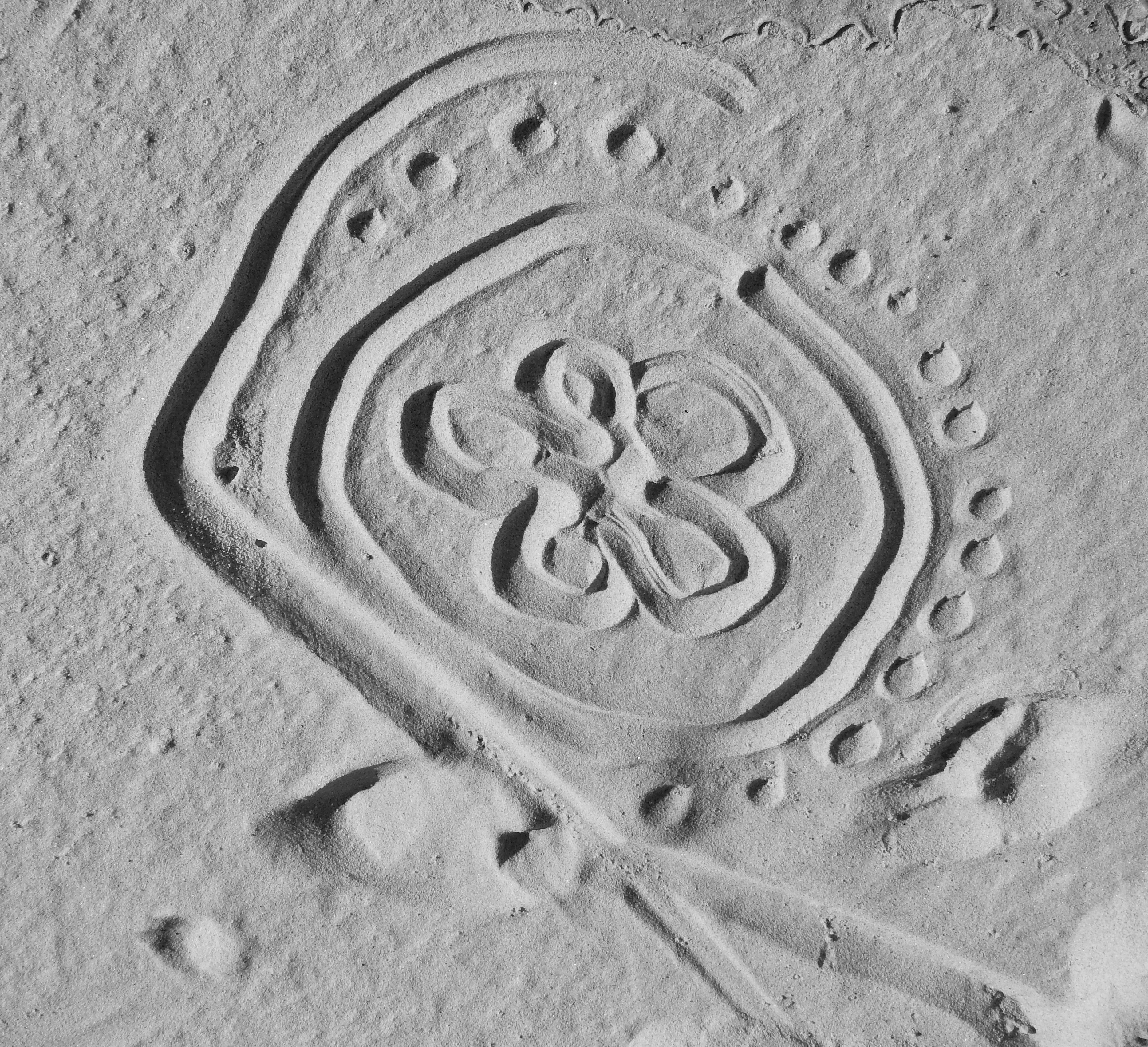 Sand Drawing Debbie Handley