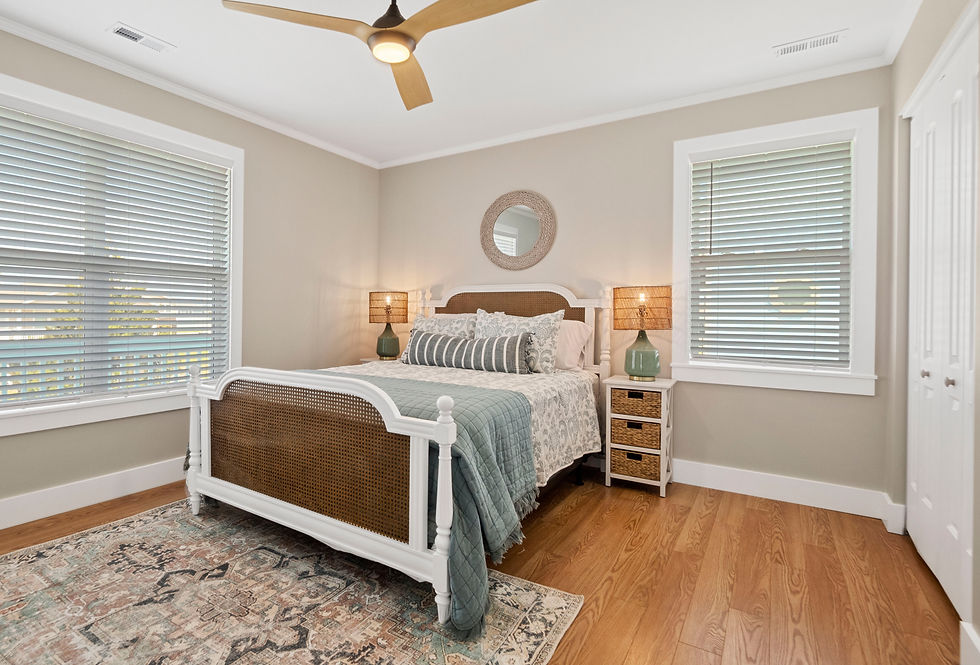 coastal blues bedroom