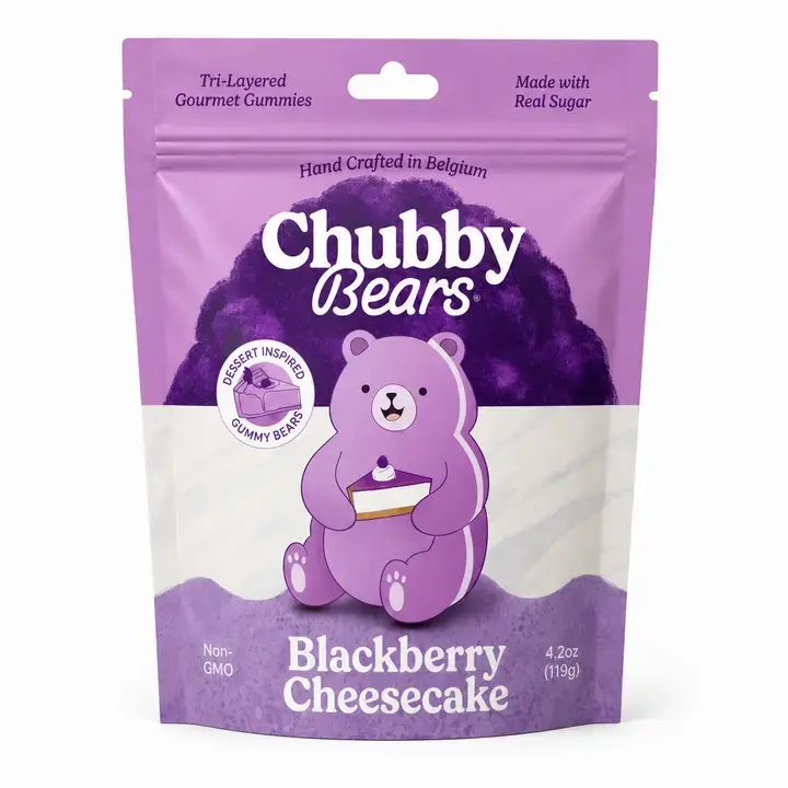 Chubby Bears Blackberry Cheesecake 4.2oz