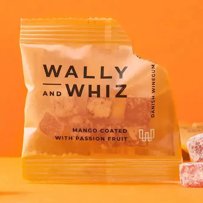 Wally & Whiz : Mango with Passionfruit Wine Gums