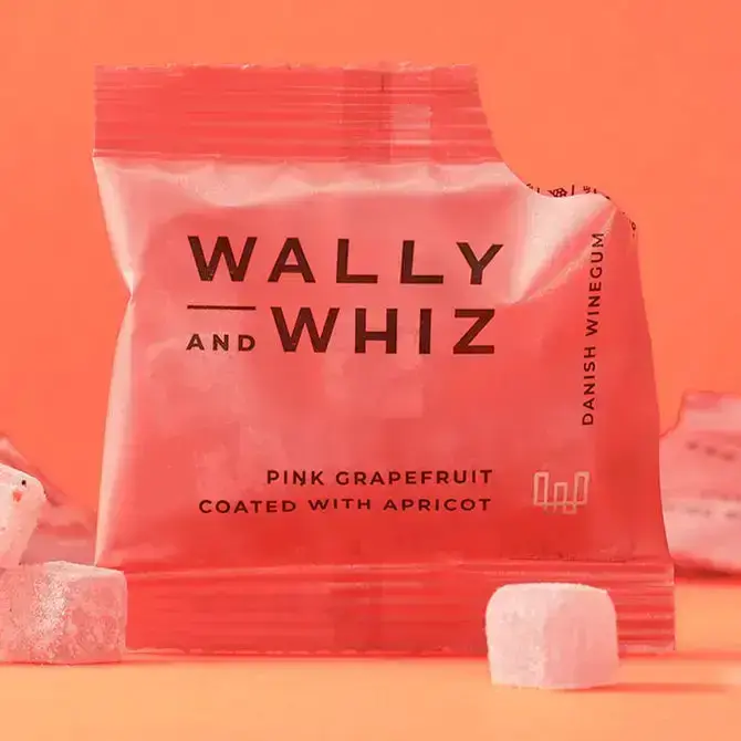 Wally & Whiz : Pink Grapefruit & Apricot Wine Gums