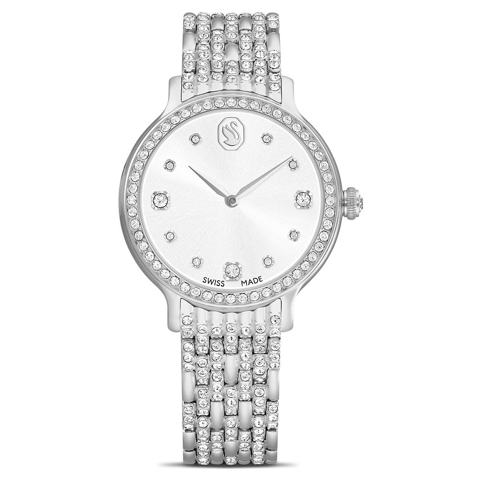 Swarovski - OROLOGIO IMBER, SWISS MADE, TONO ARGENTATO, ACCIAIO 5693634