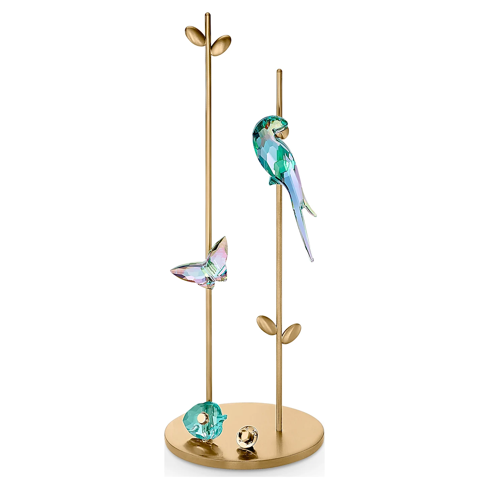 Miniatura: Swarovski - JUNGLE BEATS MAGNETE PAPPAGALLO, VERDE LUCIDO, GRANDE 5572152