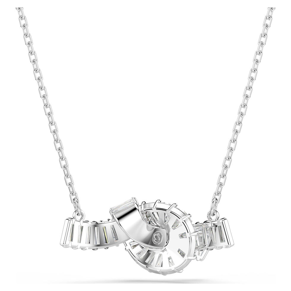 Miniatura: Swarovski -  PENDENTE MATRIX, TAGLIO BAGUETTE, NODO, BIANCO, PLAC RODIO 5728553