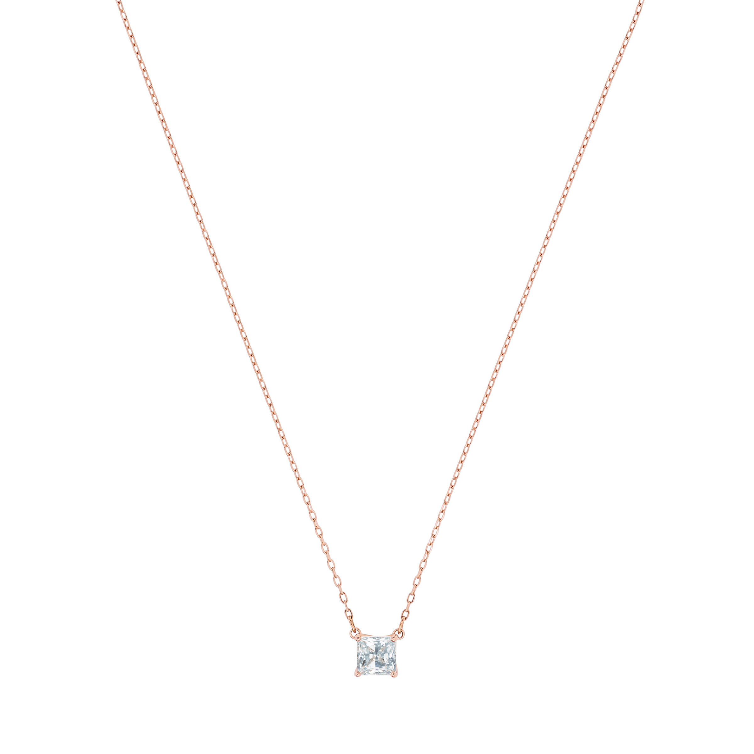 Swarovski - COLLANA ATTRACT, BIANCO, PLACCATO ORO ROSA 5510698