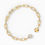 Miniatura: Swarovski - BRACCIALETTO THE ELEMENTS CHAIN, BIANCO, PLACCATO COLOR ORO 5560666