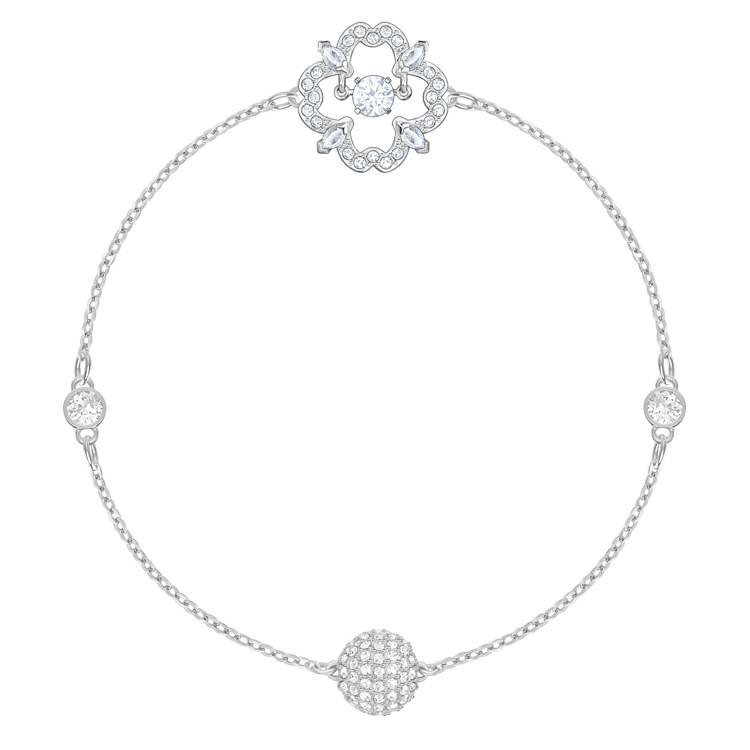 Swarovski - REMIX SPARKLING DANCE FLOWER STRAND, BIANCO, PLAC. RODIO 5396228