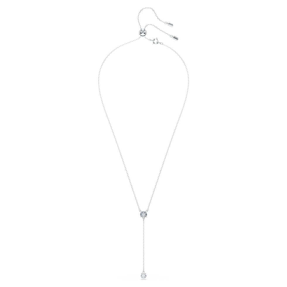 Miniatura: Swarovski -  COLLANA A Y STILLA ATTRACT, TAGLIO ROUND, BLU, PLAC RODIO 5734249