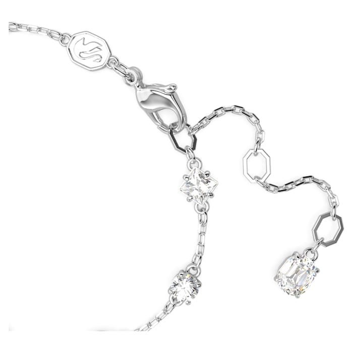 Miniatura: Swarovski -   BRACCIALETTO MESMERATAGLIO MISTO, BIANCO, PLAC RODIO 5661530