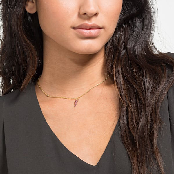 Miniatura: Swarovski - PENDENTE LISABEL PEPPER, ROSSO, PLACCATO ORO 5510531