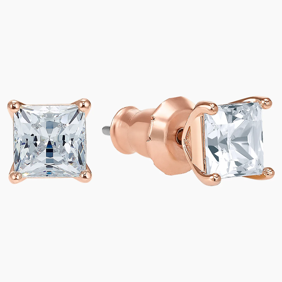 Miniatura: Swarovski - ORECCHINI ATTRACT, BIANCO, PLACCATO COLOR ORO ROSA 5509935