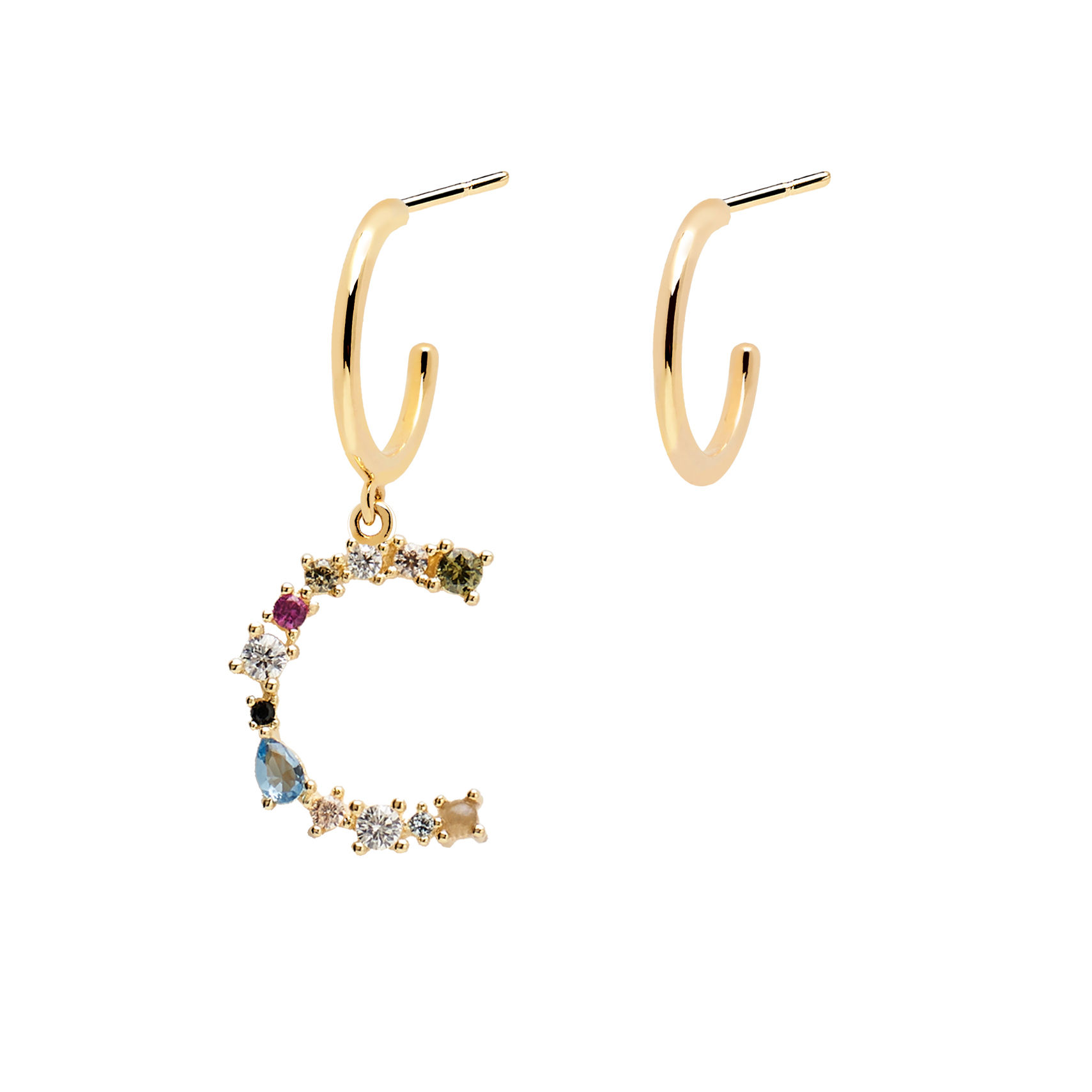 PdiPaola - Orecchini Lettera argento 925 CAR01-253-U