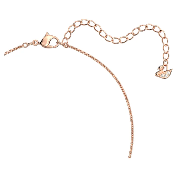 Miniatura: Swarovski - COLLANA LOVELY CUORE, BIANCO, PLACCATO COLOR ROSA 5636445