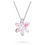 Miniatura: Swarovski -  PENDENTE GEMATAGLIO MISTO, FIORE, ROSA, PLACCATO RODIO 5662493