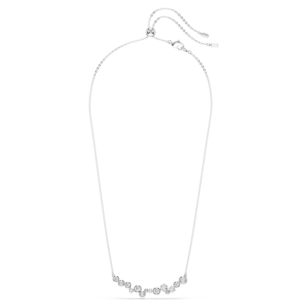 Miniatura: Swarovski -  COLLANA CONSTELLA, TAGLIO MISTO, BIANCA, PLACCATO RODIO 5722473