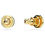 Miniatura: Swarovski -  ORECCHINI A LOBO UNA ANGELIC TAGLIO ROUND, PLA COL ORO 5686637