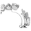 Miniatura: Swarovski - BRACCIALE MILLENIA CRISTALLO TAGLIO TRILLIANT,BIANCO,RODIO 5599194