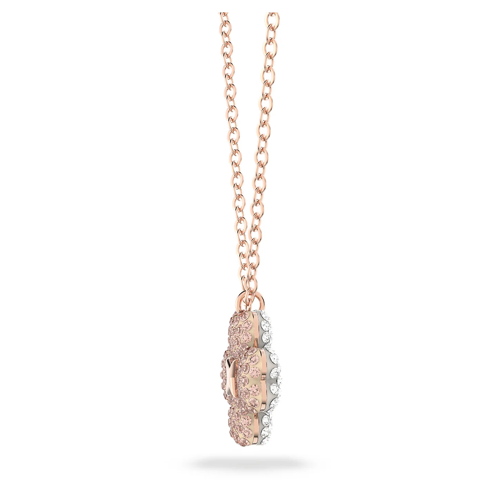 Miniatura: Swarovski - PENDENTE LATISHA FIORE, ROSA, PLACCATO COLOR ORO ROSA 5636489