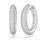 Miniatura: Swarovski - ORECCHINI A CERCHIO DEXTERA MEDI, BIANCHI, PLACCATO RODIO 5651392
