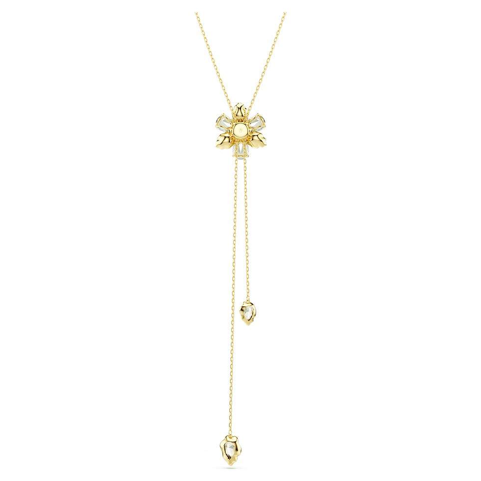 Miniatura: Swarovski -  PENDENTE A Y IDYLLIA, TAGLIO MISTO, FIORE, PLAC COLOR ORO 5717158