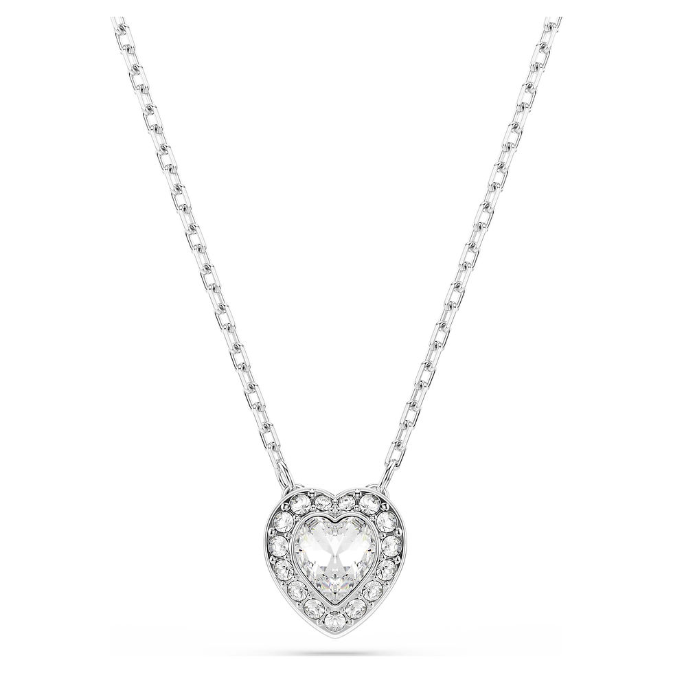 Swarovski - PENDENTE ARIANA GRANDE X SWAROVSKI, CUORE,BIANCO,PLAC RODIO 5720852