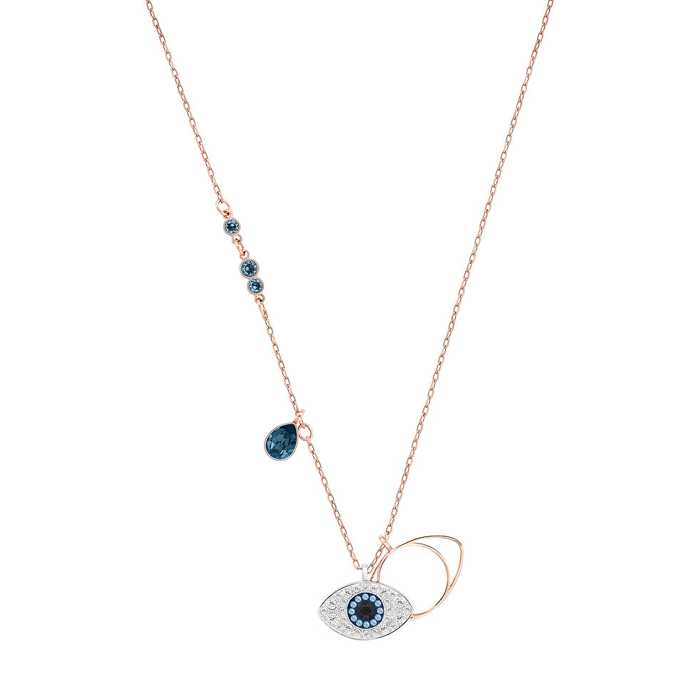 Swarovski - PENDENTE SWAROVSKI SYMBOLIC EVIL EYE, AZZURRO, MIX DI PLAC. 5172560