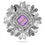 Miniatura: Swarovski - SPILLA ETERNAL FLOWERFIORE, ROSA, MIX DI PLACCATURE 5642858