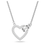 Miniatura: Swarovski - COLLANA LOVELY CUORE, BIANCO, PLACCATO RODIO 5636444