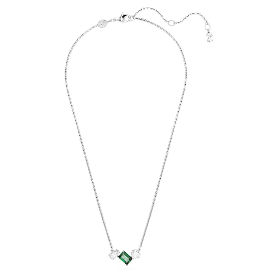 Miniatura: Swarovsky -  PENDENTE MESMERATAGLIO MISTO, VERDE, PLACCATO RODIO 5668278