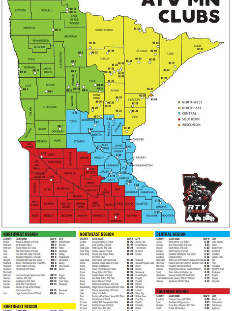ATV MN Member Clubs