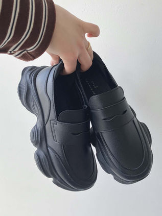 厚底スニーカーソール コインローファー